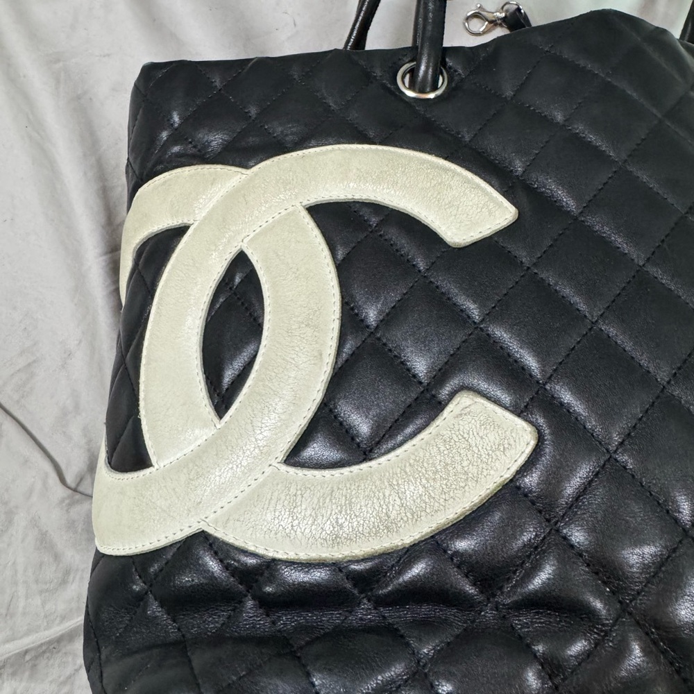 Chanel Ligne Cambon Lambskin Quilted Bag Black - Picture 5 of 14